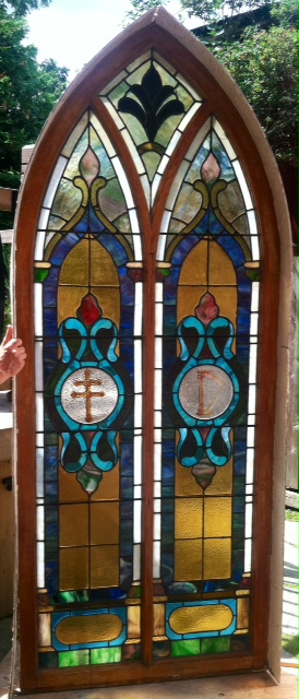 Irish stained glass windows 7 detail of in st cathedral for sale.